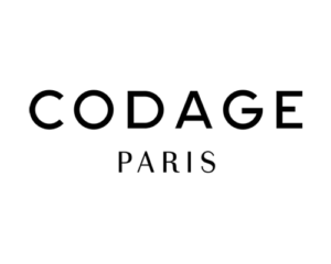 Eine einfache schwarze Silhouette einer Person, die mit erhobenen Armen steht, umgeben von einem kreisförmigen Design.