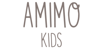 Logo testuale per "AMIMO " in un font giocoso.