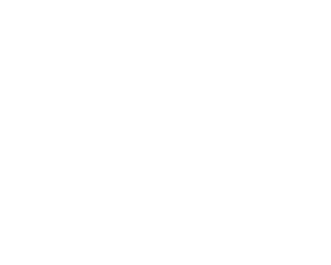 Um logótipo circular branco com padrões florais intrincados, com as letrasKOS em destaque no centro.