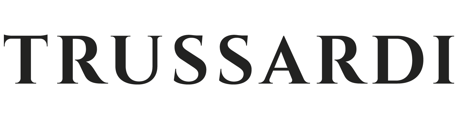 Das Bild zeigt das WortTRUSSARDI in fetten Großbuchstaben und besticht durch eine elegante und moderne Typografie.