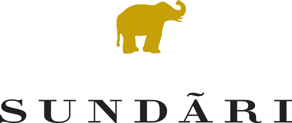 Logótipo com um elefante amarelo estilizado acima do texto «SUNDAY» em letras pretas e em negrito.